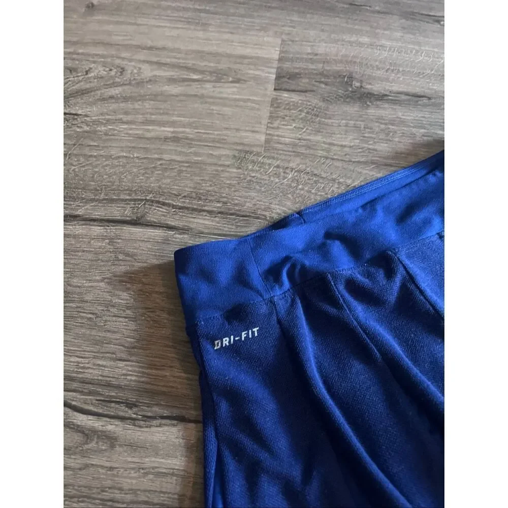 Nike Athletic Dri-Fit Pleated Skirt with Shorts Skorts inside Blue size Small